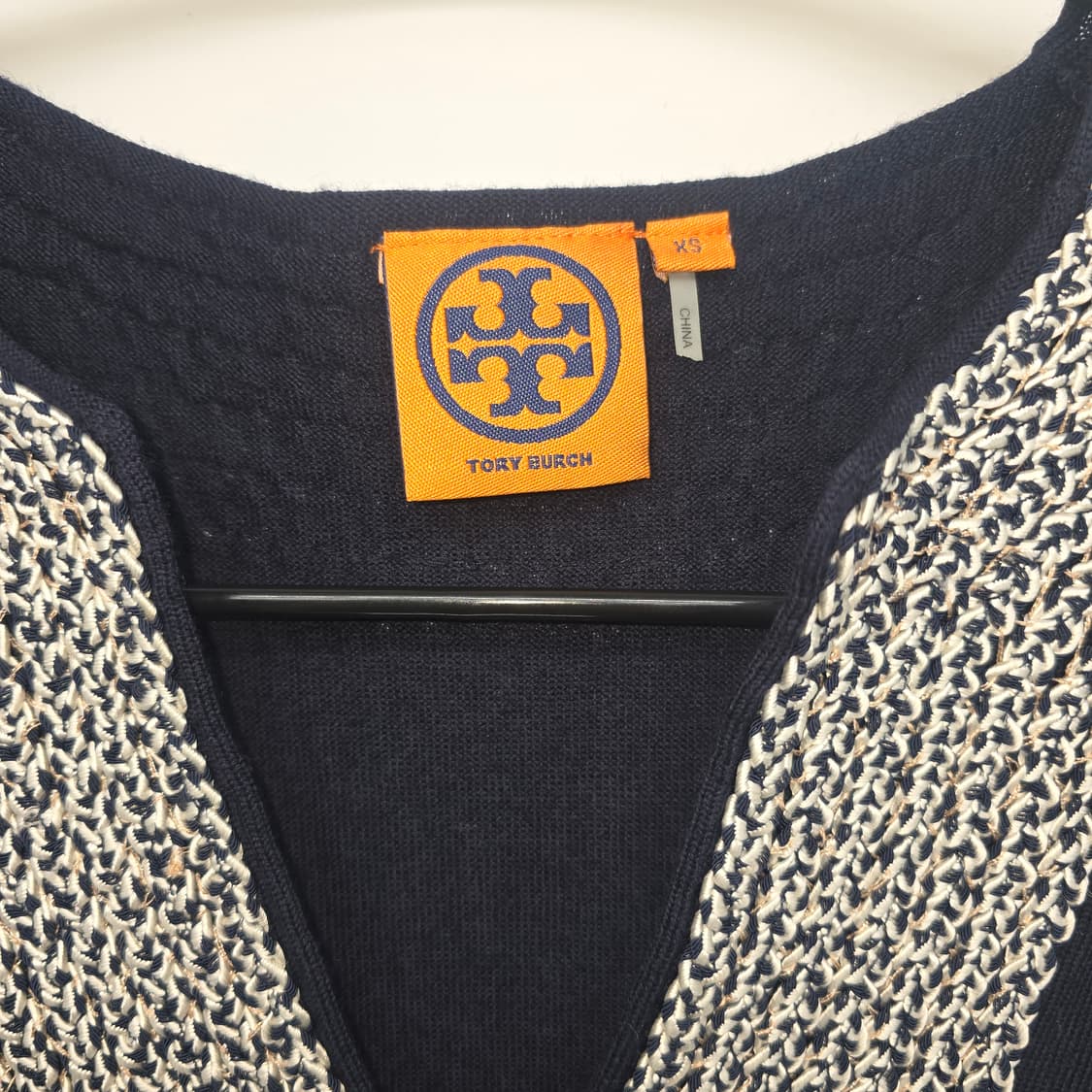 토리버치 네이비 장식 니트 XS 상품이미지2