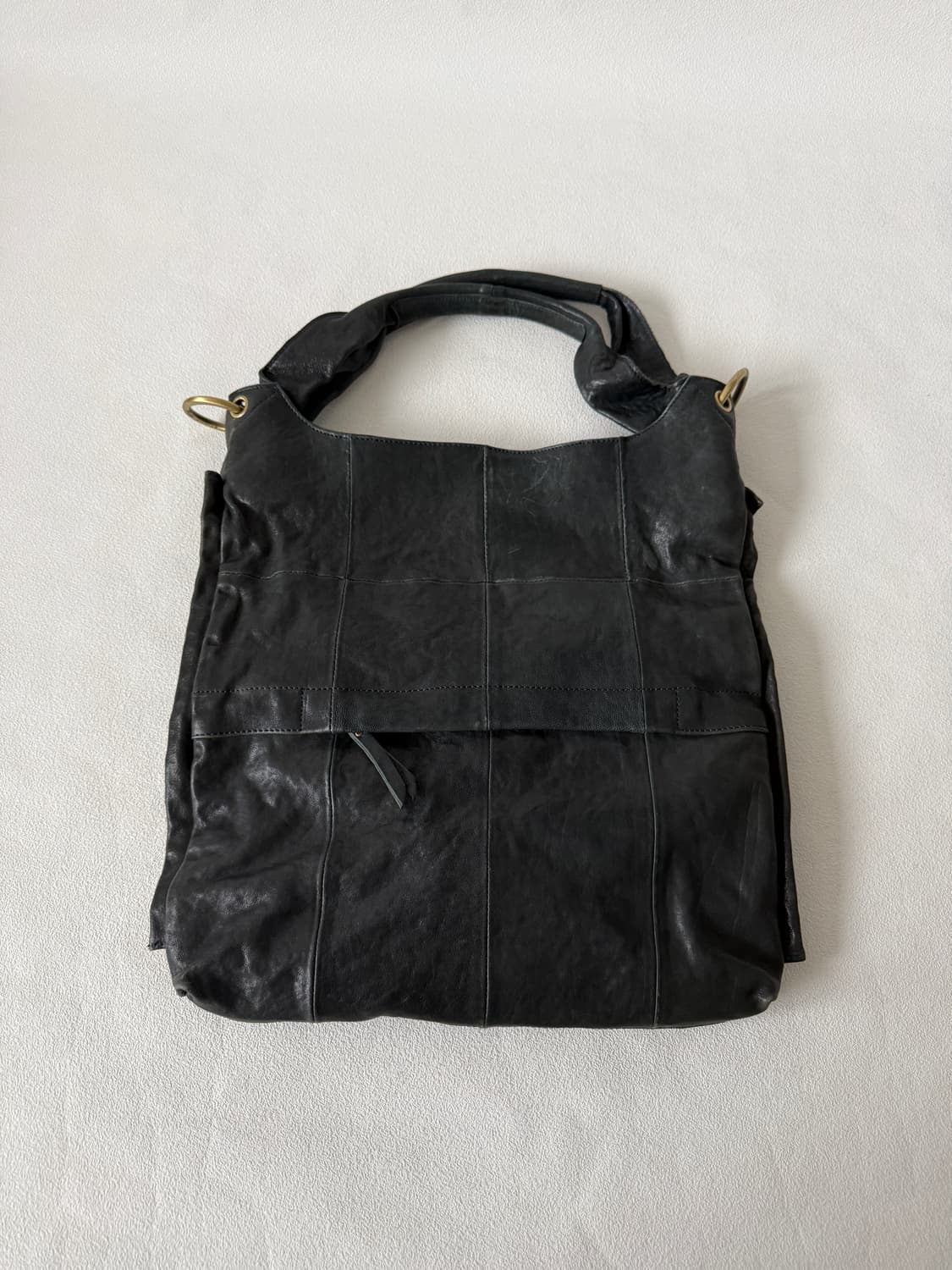 Pre owned 레더 토트 숄더백 상품이미지5