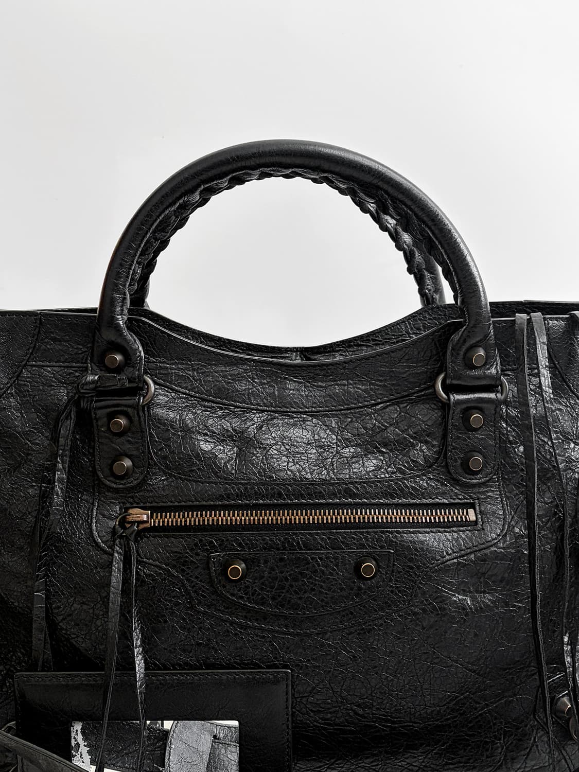 발렌시아가 클래식 시티백 미듐 판매합니다. 상품이미지2