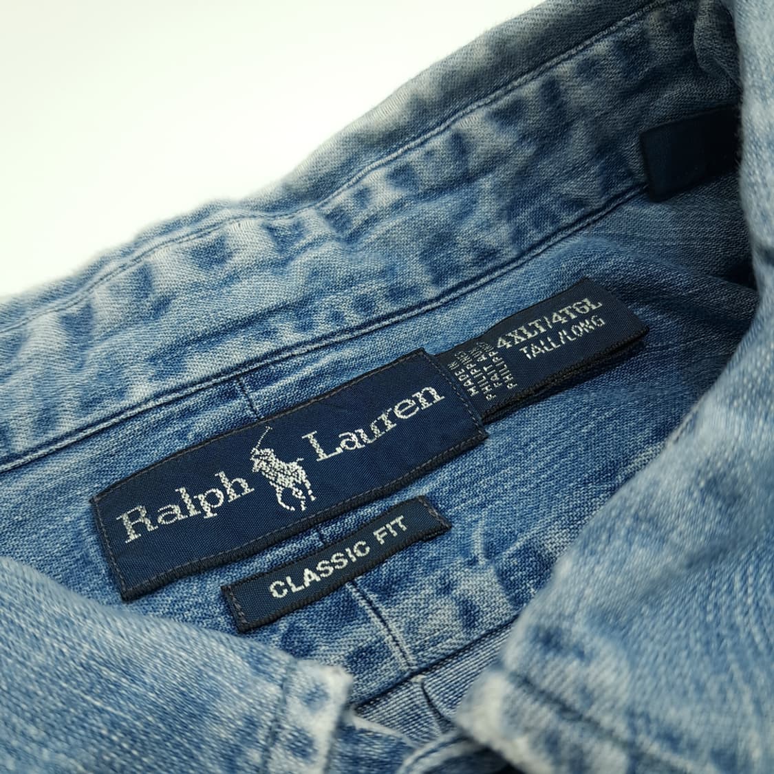 CN711 4XLT 폴로 랄프로렌 클래식 데님 긴팔 셔츠 남방 상품이미지4