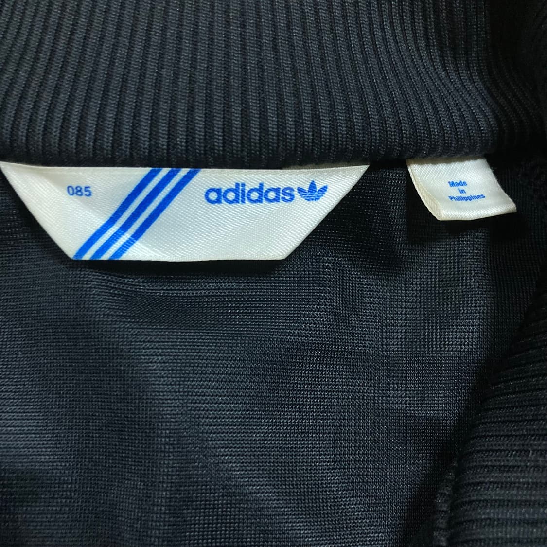 아디다스 빈티지 해골 자수 빅로고 블랙 트랙탑 상품이미지5