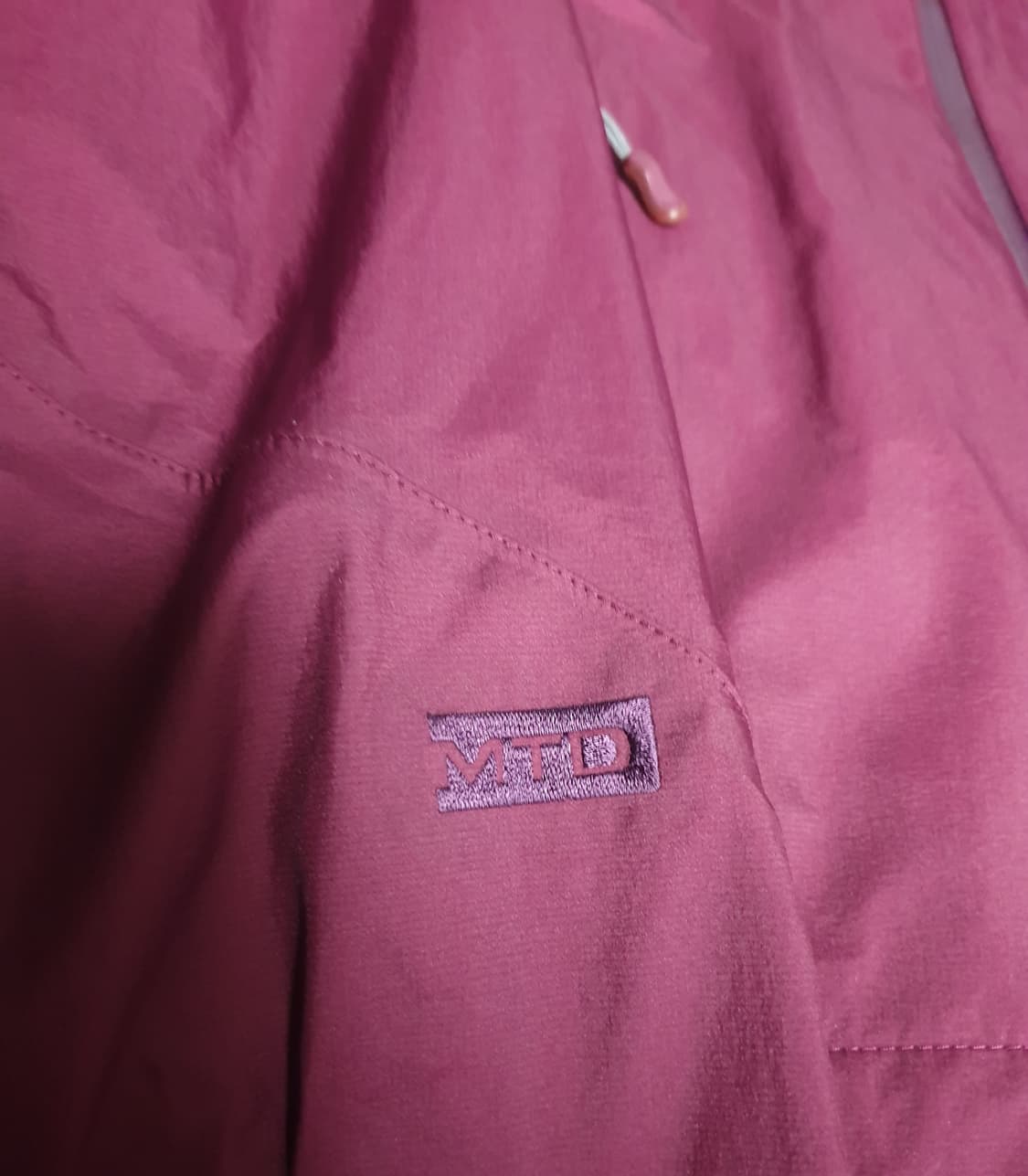 (새상품급) AIGLE 에이글 나일론 방수 바람막이 후드 집업자켓 (M) 상품이미지4