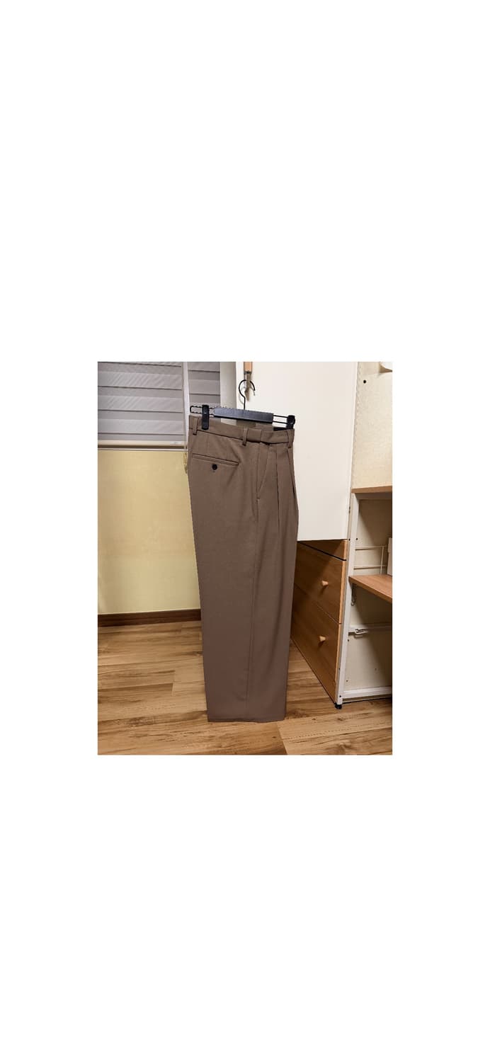 무신사 스탠다드 슈퍼 와이드 히든 밴딩 슬랙스 상품이미지4