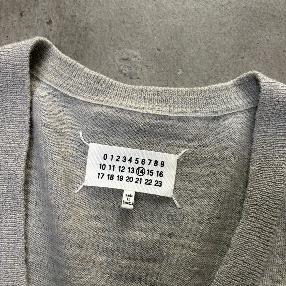 마르지엘라 엘보패치 가디건[2265] 상품이미지7