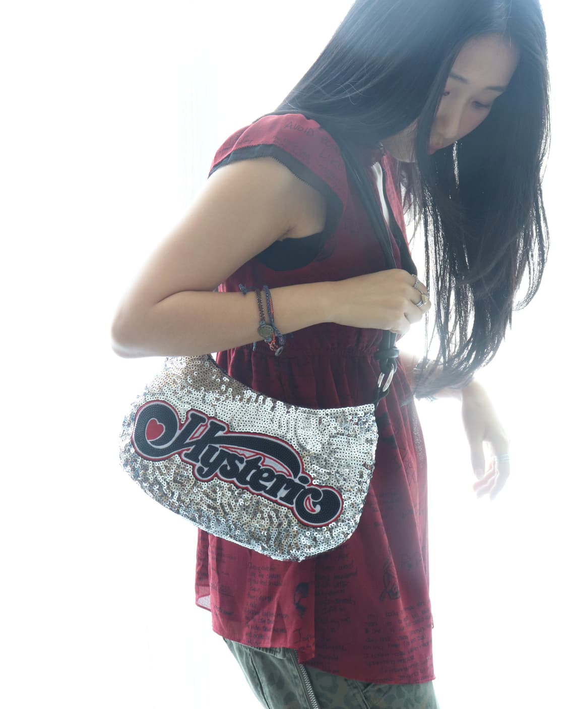 [Hysteric Glamour] Silver Spangle Bag 상품이미지4