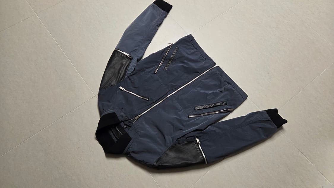 지오 송지오 가죽 블루종 점퍼 상품이미지9