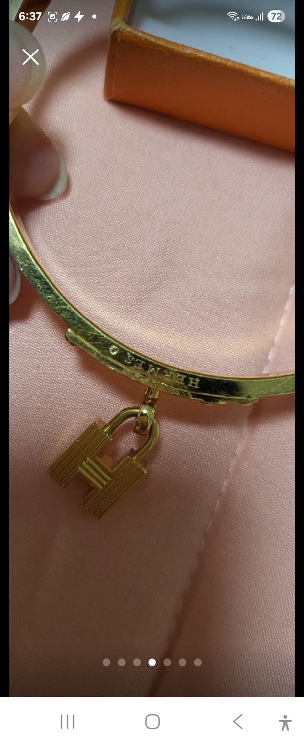 (정품)에르메스 켈리 뱅글 브레이슬릿 상품이미지4