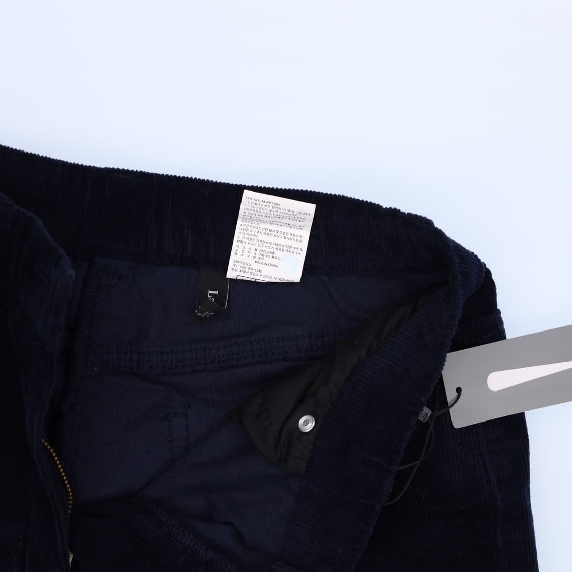 [74-95(구66)] 새상품 라삐아프 여성 코듀로이 부츠컷 1104HR 상품이미지5