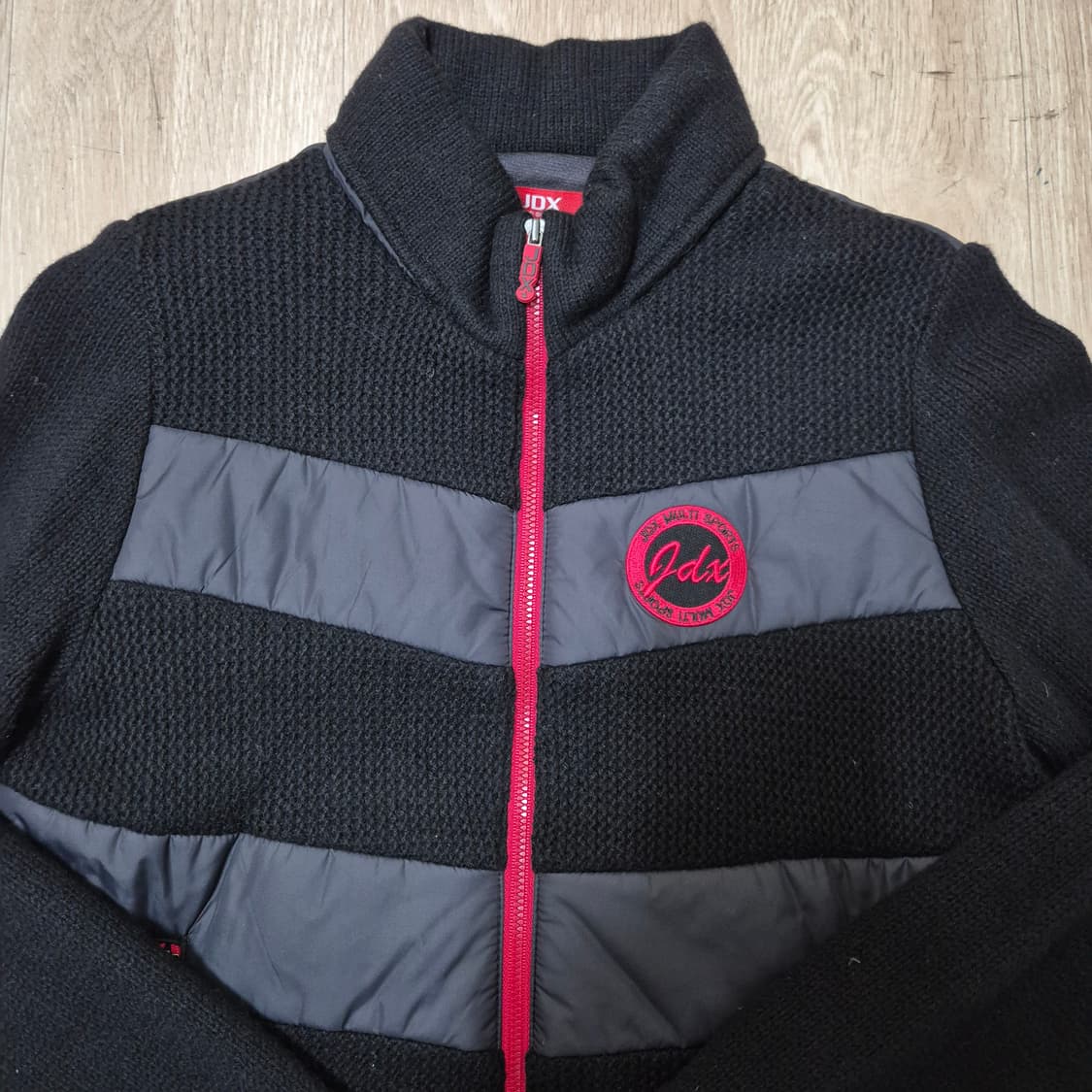 JDX 여성 골프웨어 자수로고 니트 자켓 상품이미지2