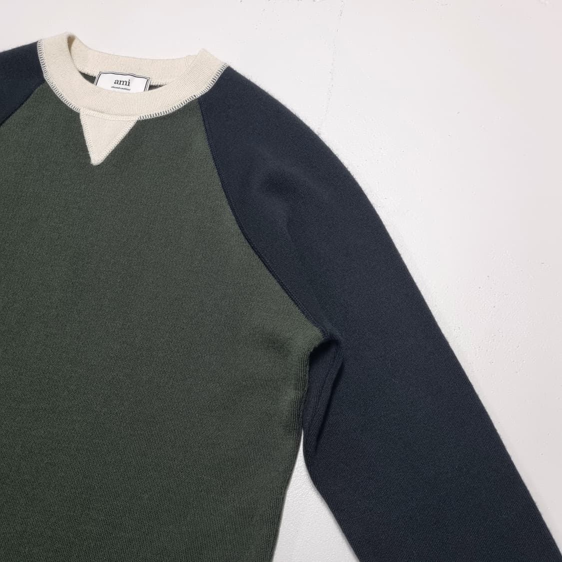 AMI PARIS 컬러 블럭 니트 - M 상품이미지4