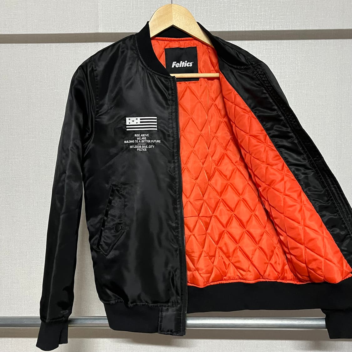 펠틱스 블랙 봄버 자켓 90 상품이미지9