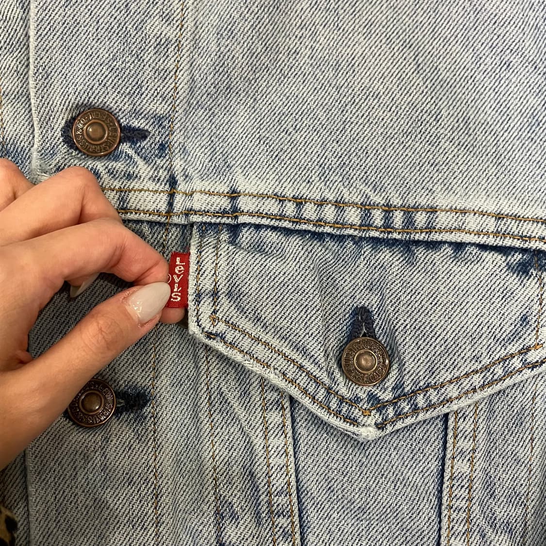 90~00s Levi's 리바이스 트러커 데님 자켓 상품이미지9