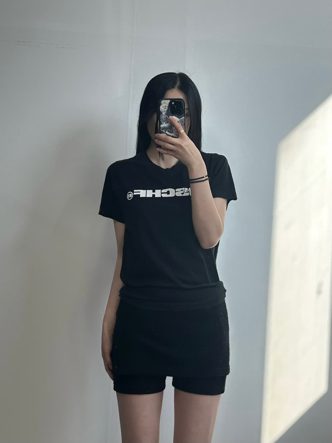미스치프 스펠아웃 블랙 반팔 티셔츠 상품이미지1