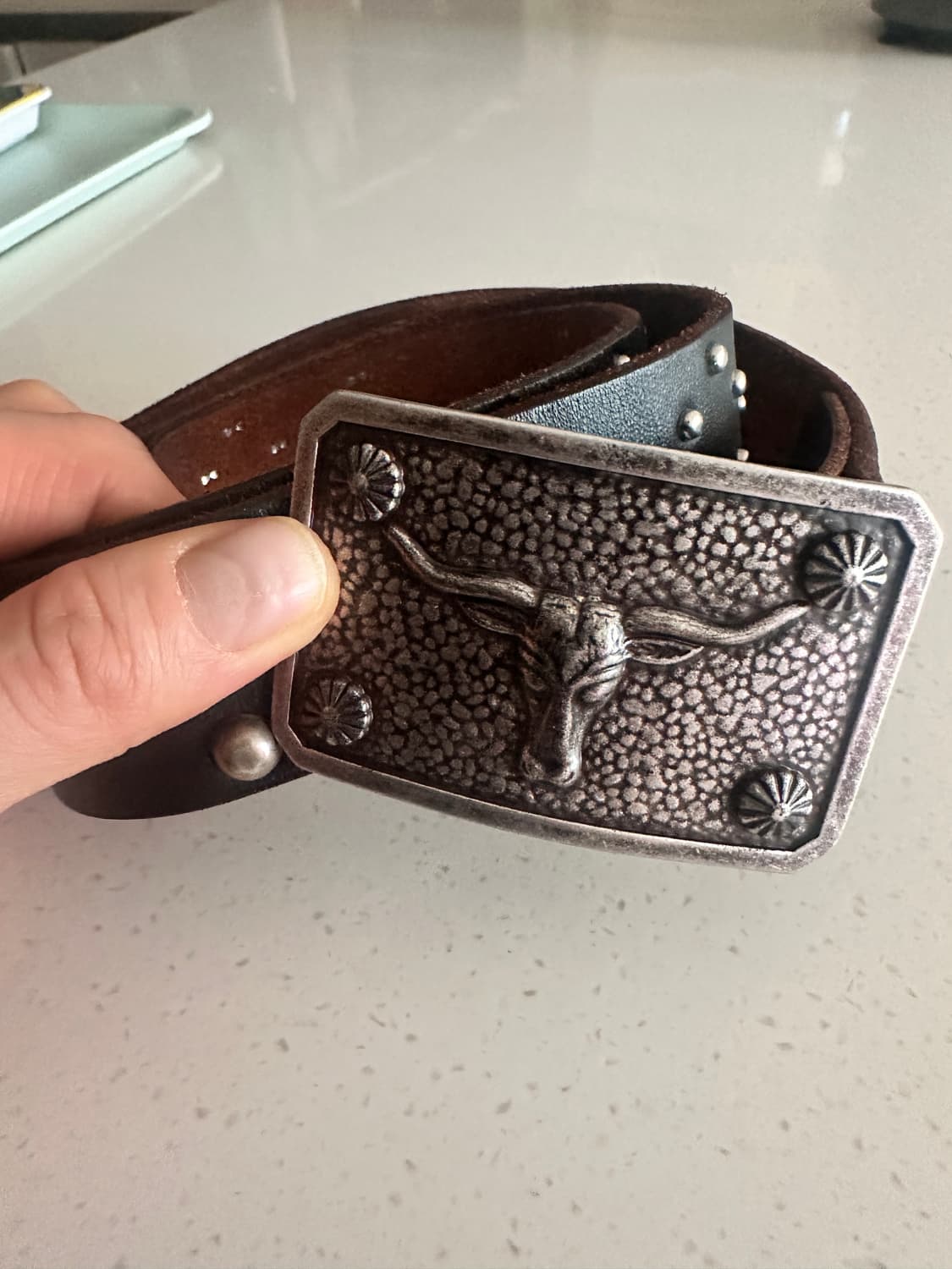 RRL 황소 벨트 30사이즈 상품이미지4