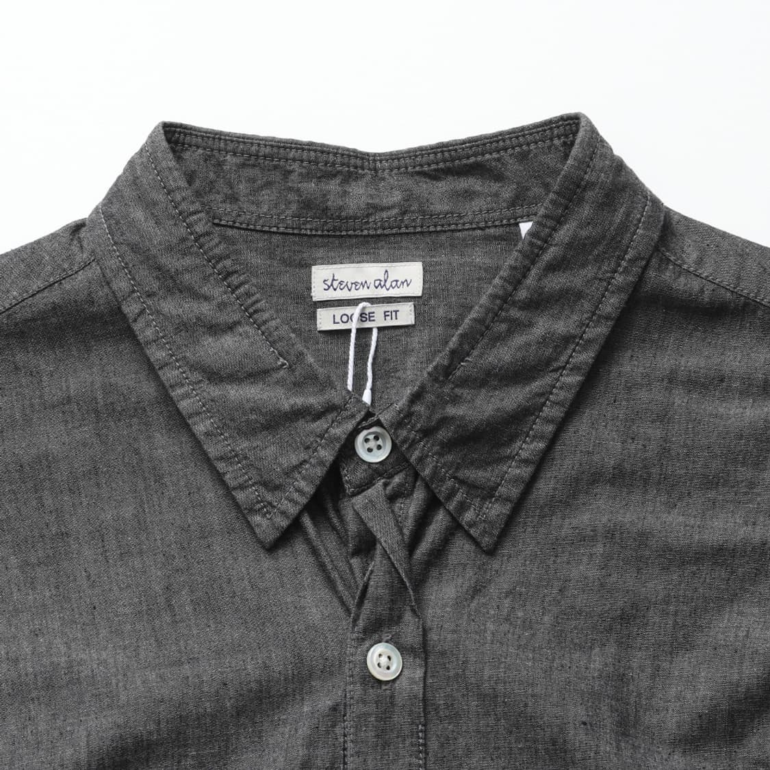 Steven Alan Chambray Single Needle Shirt 상품이미지7