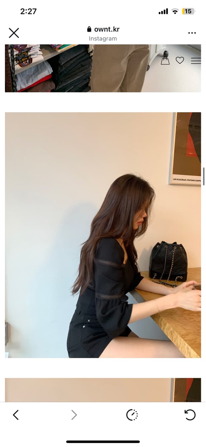 온트샵 지젤블라우스 m 상품이미지3