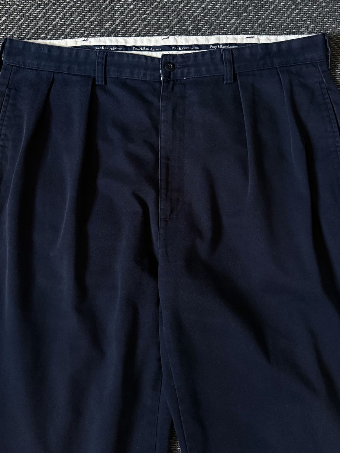 (38) 90s 폴로 랄프로렌 앤드류 더블 플리츠 치노 팬츠(38) 90 상품이미지2