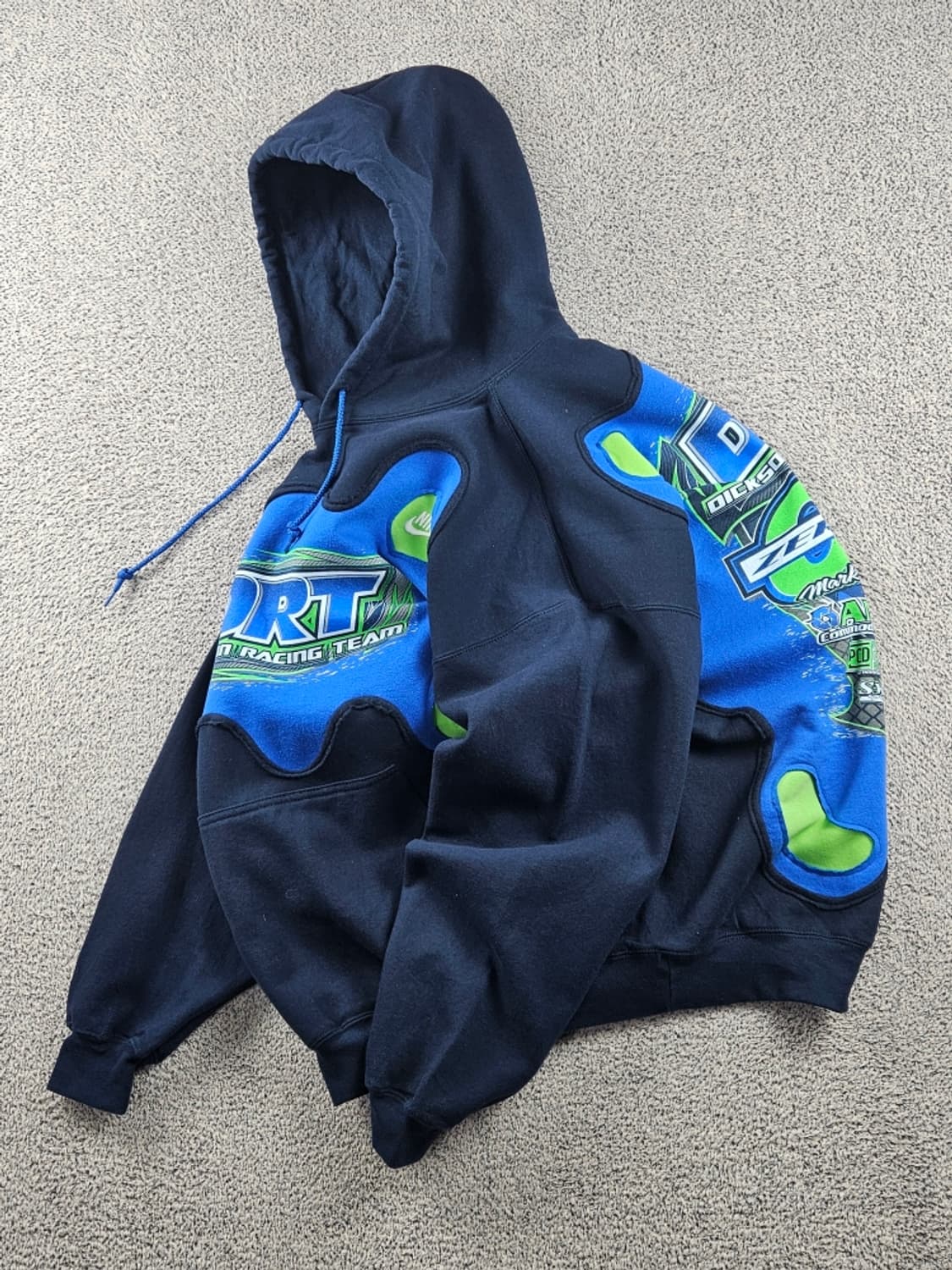 길단 X 나이키 아플리케 커스텀 후드 티셔츠 ( XL ) / 10693 상품이미지4