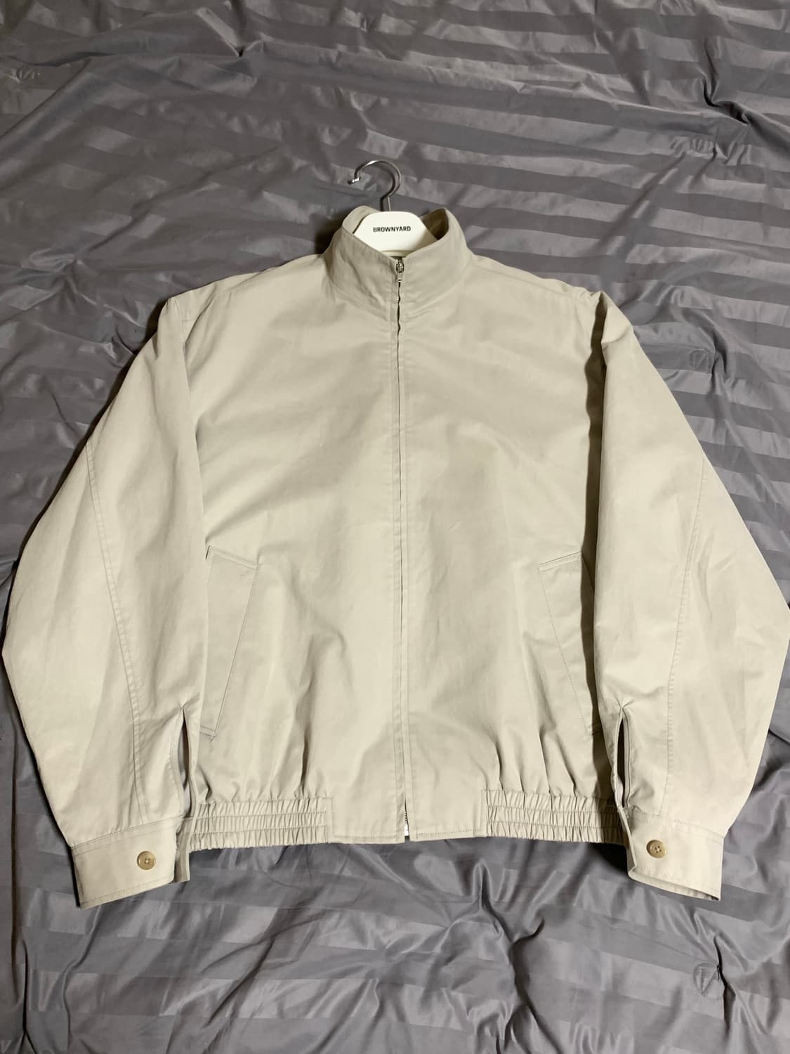 브라운야드 스탠드카라 블루종 상품이미지1