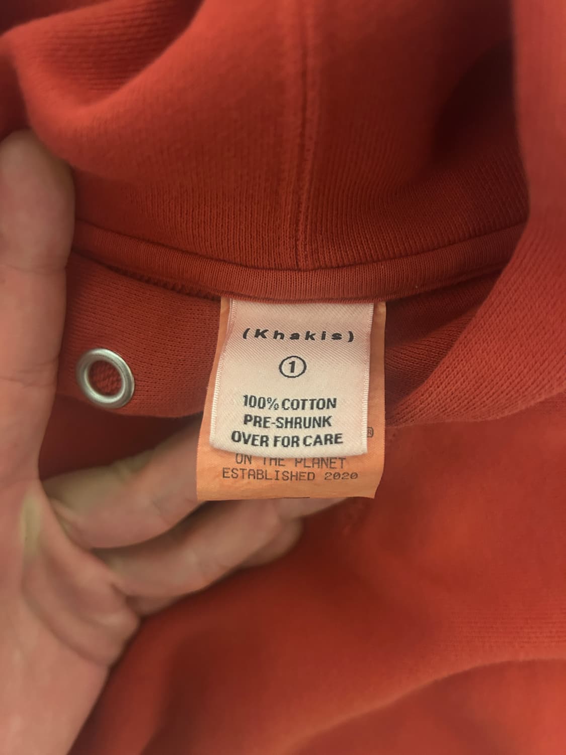 khakis dyed stock 후디 s 레드 상품이미지3