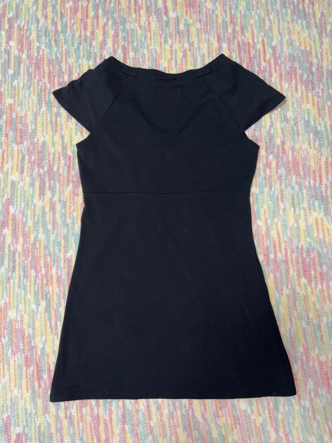 블랙 키티 큐빅 반소매 티셔츠 상품이미지10