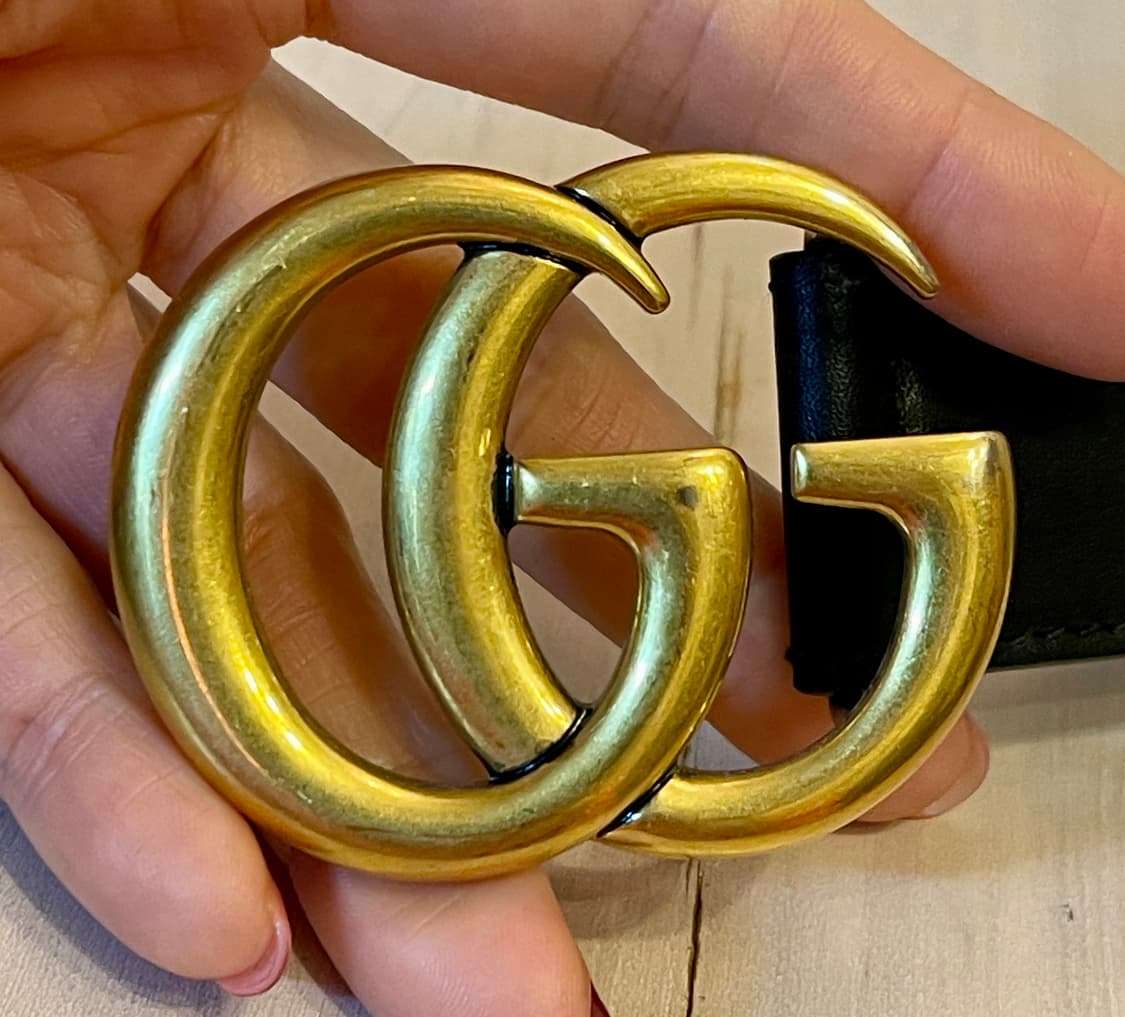 구찌 (Gucci)GG 마몬트 남성 벨트 블랙 /90사이즈 상품이미지4