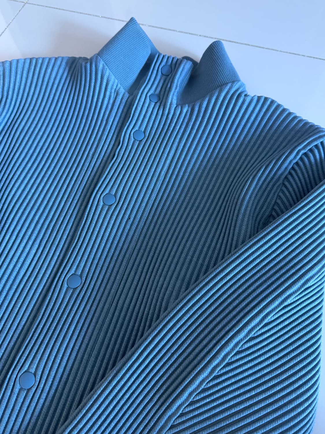 옴므플리세 커지 하이넥 자켓 상품이미지5