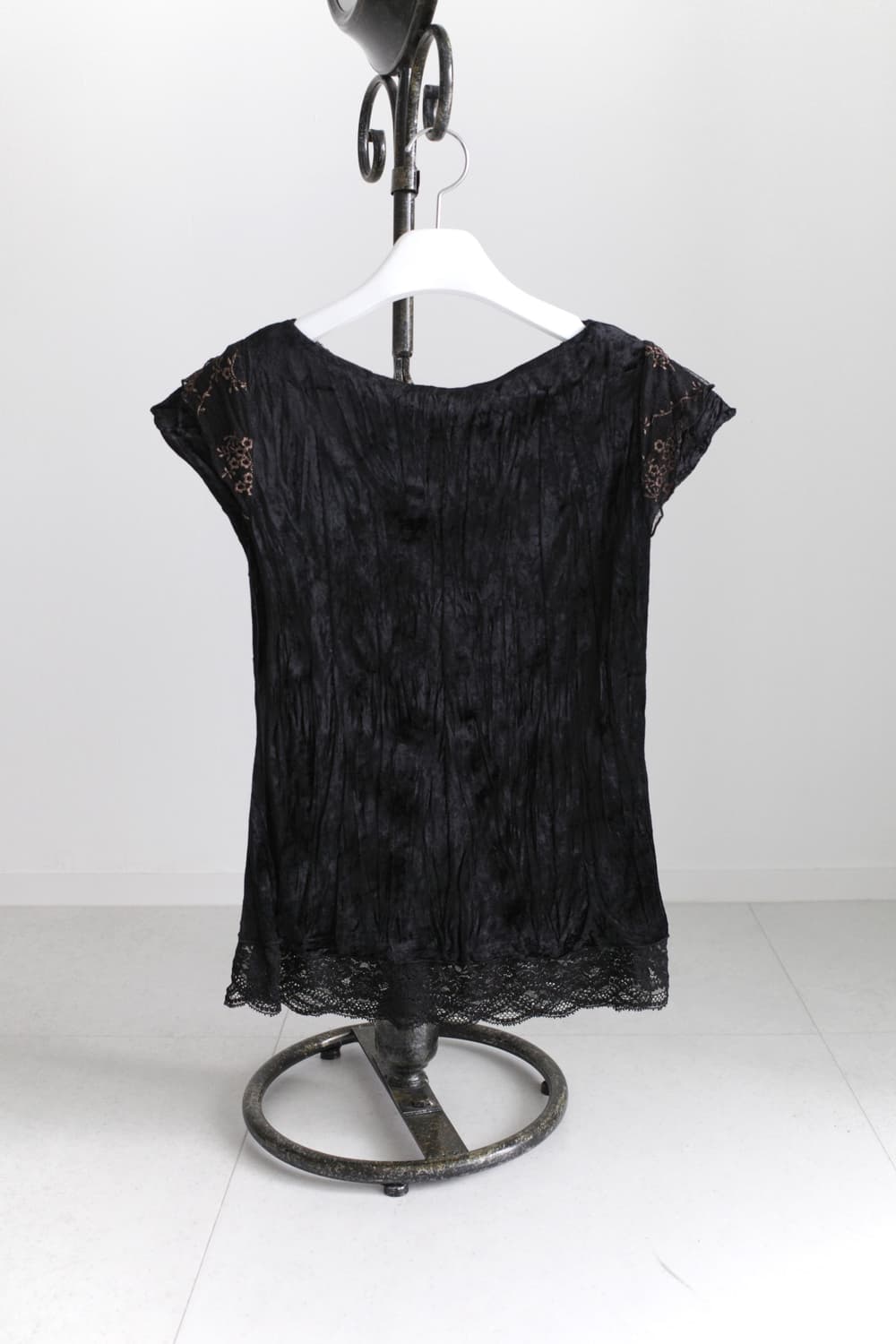velvet flower blouse 상품이미지2