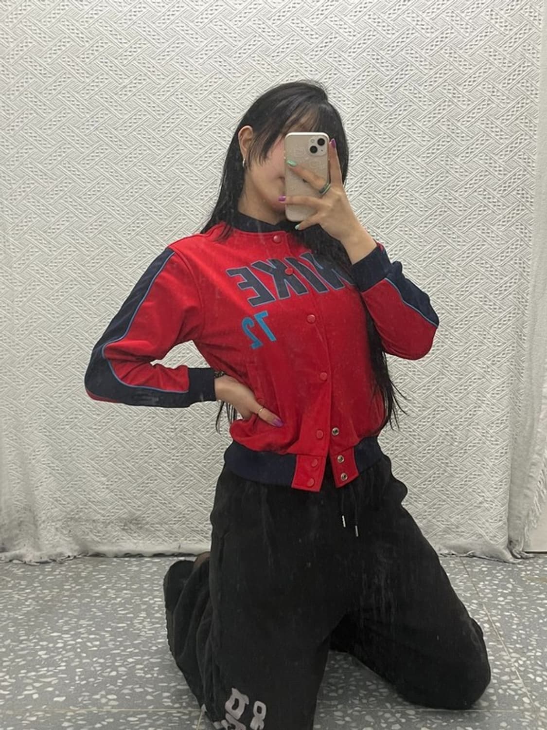 나이키 올드스쿨 90's 레트로 바시티 져지 자켓 70 C06762 상품이미지1