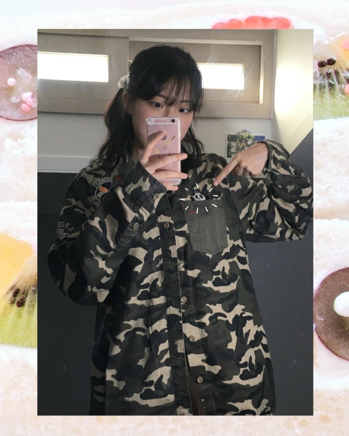 판다이스타 pandiesta japan 카모플라쥬 셔츠 상품이미지1