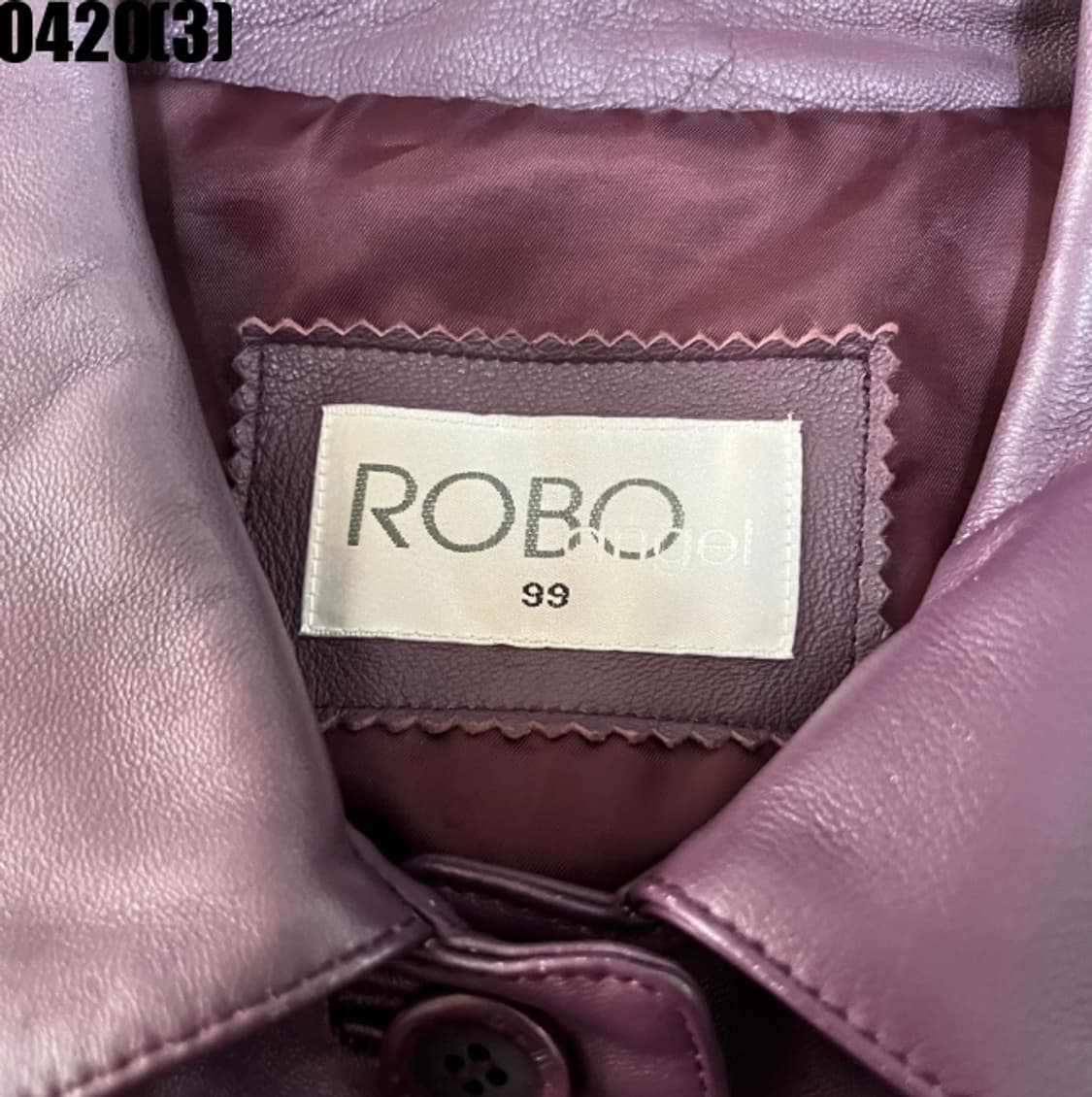 ROBO 레더 자켓 상품이미지2