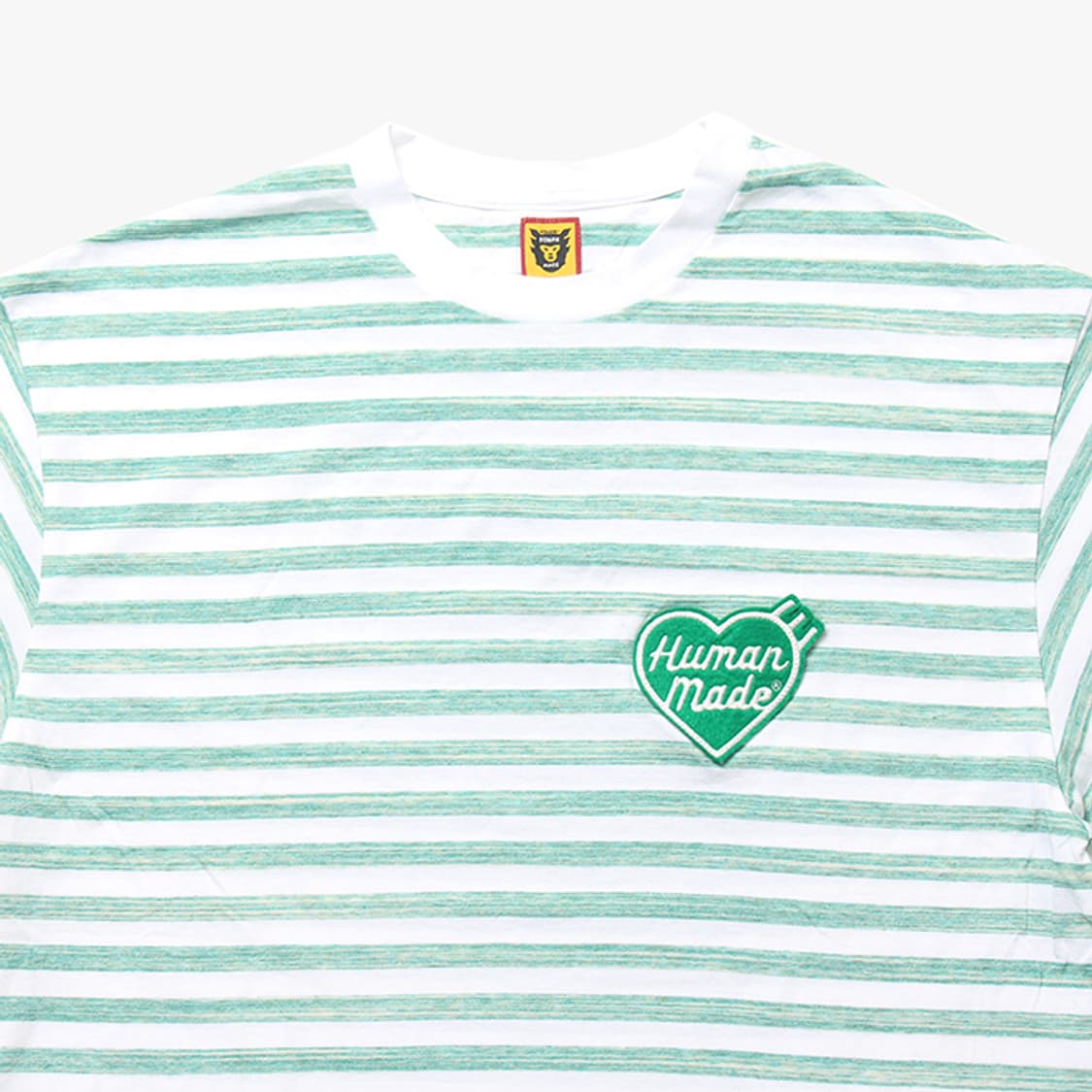  HUMAN MADE "Green Stripe T-Shirts" 상품이미지2