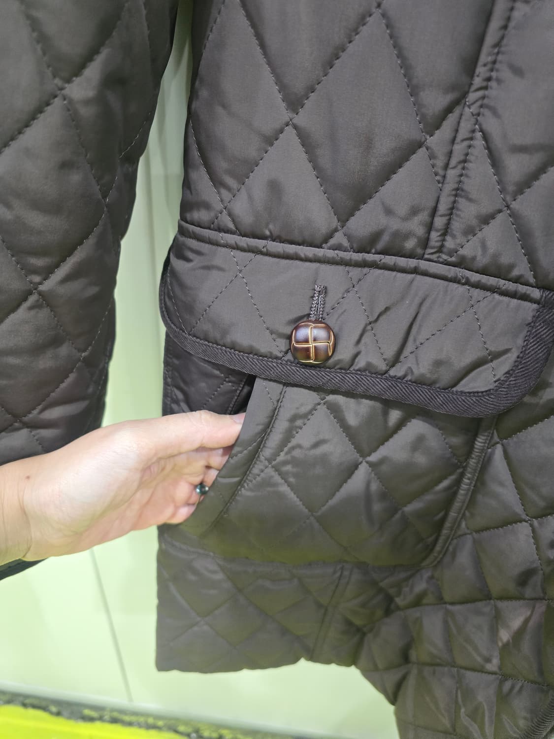 KARRA 퀼팅 롱 코트 90 상품이미지10