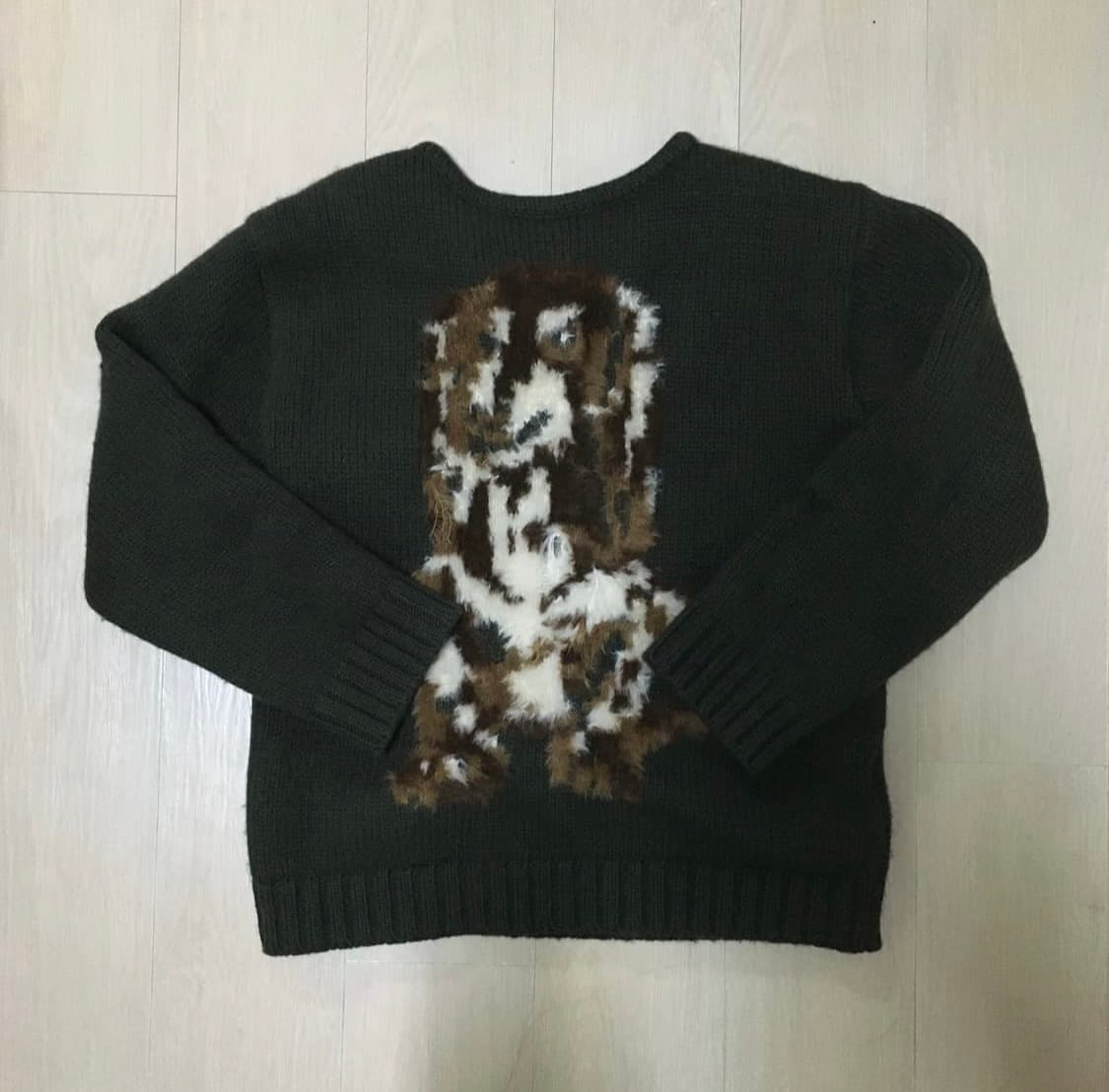 open yy 샤기 도그 자카드 스웨터 S 상품이미지2