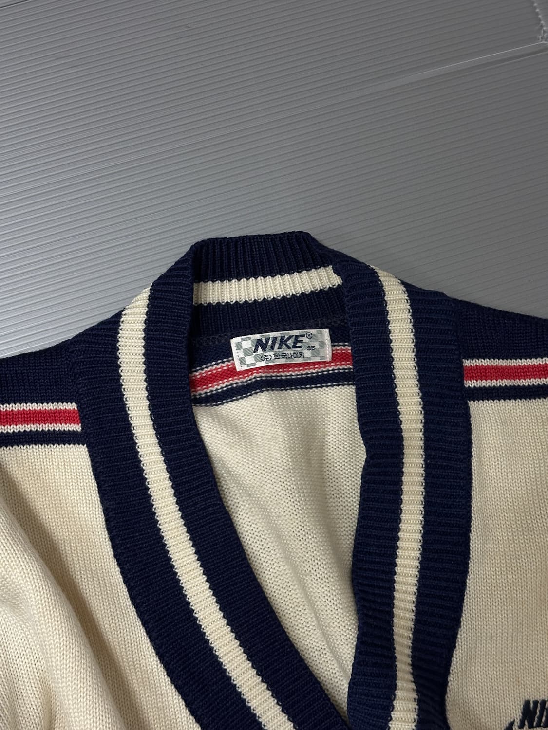 한국 나이키 올드 니트 가디건 95 상품이미지6