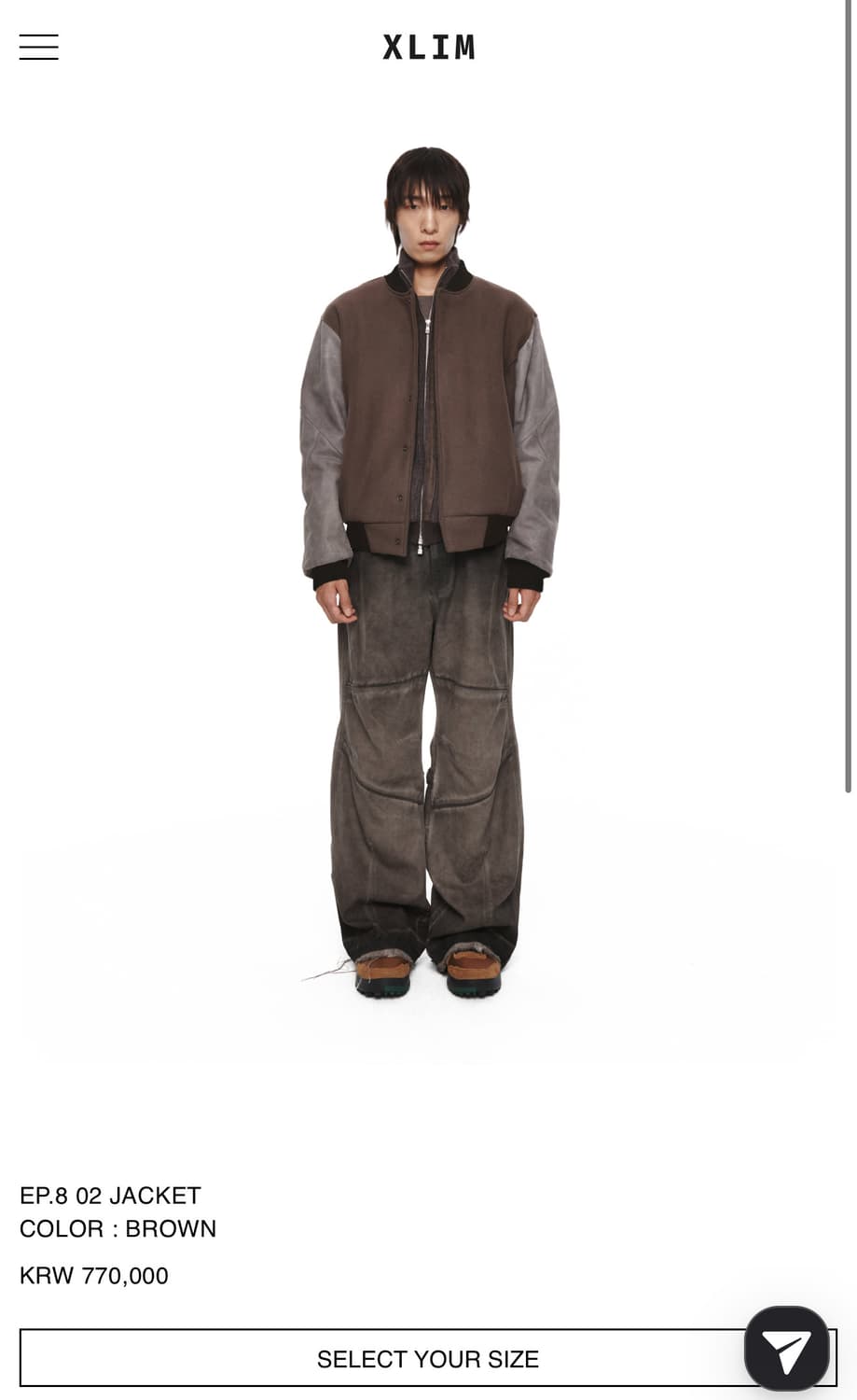 [XL] xlim 엑슬림 ep8 02 자켓 브라운 상품이미지8