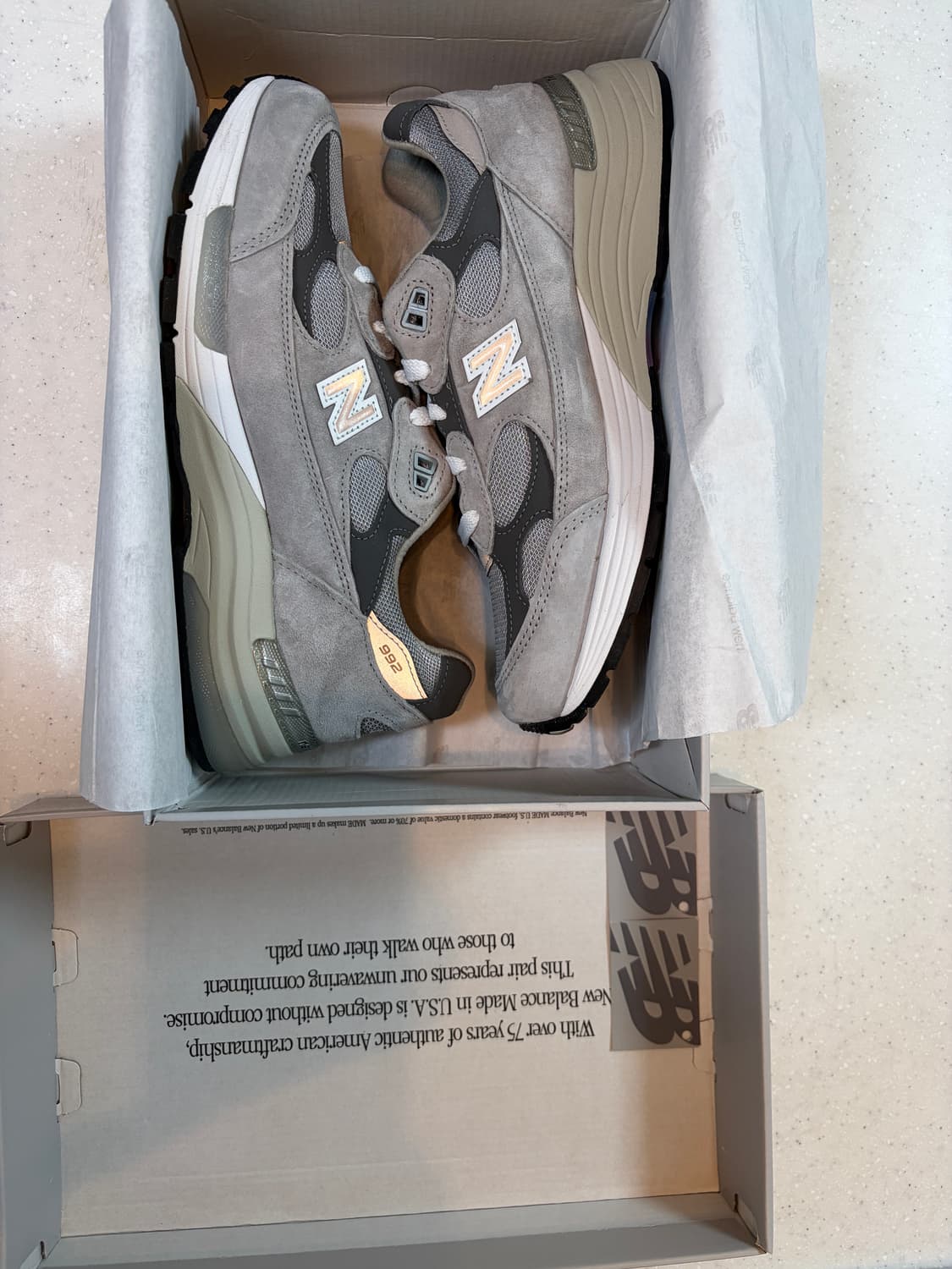 뉴발란스 992 코어 그레이 265 상품이미지2