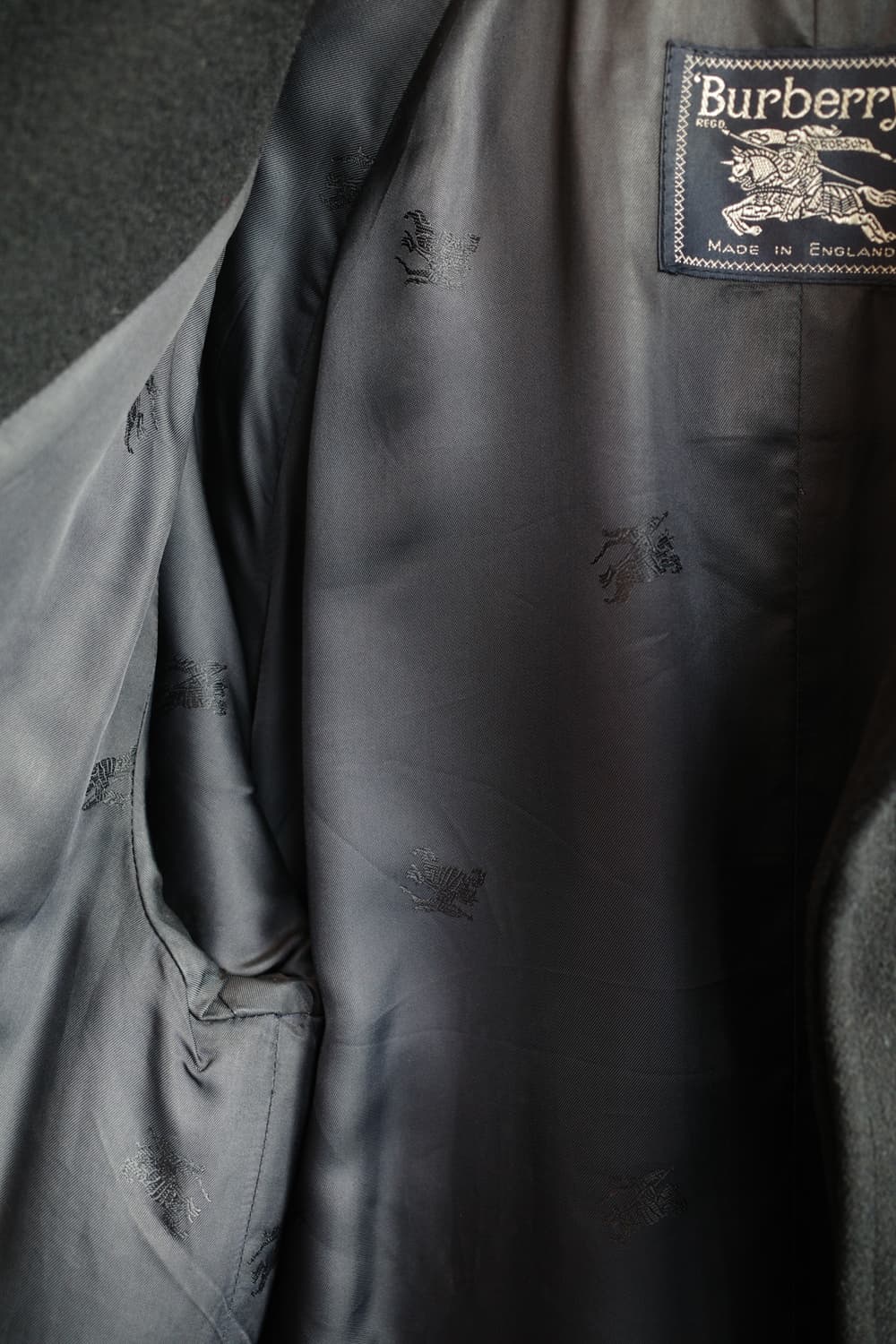 90s Burberry 빈티지 울 코트 (MADE IN ENGLAND) 상품이미지6