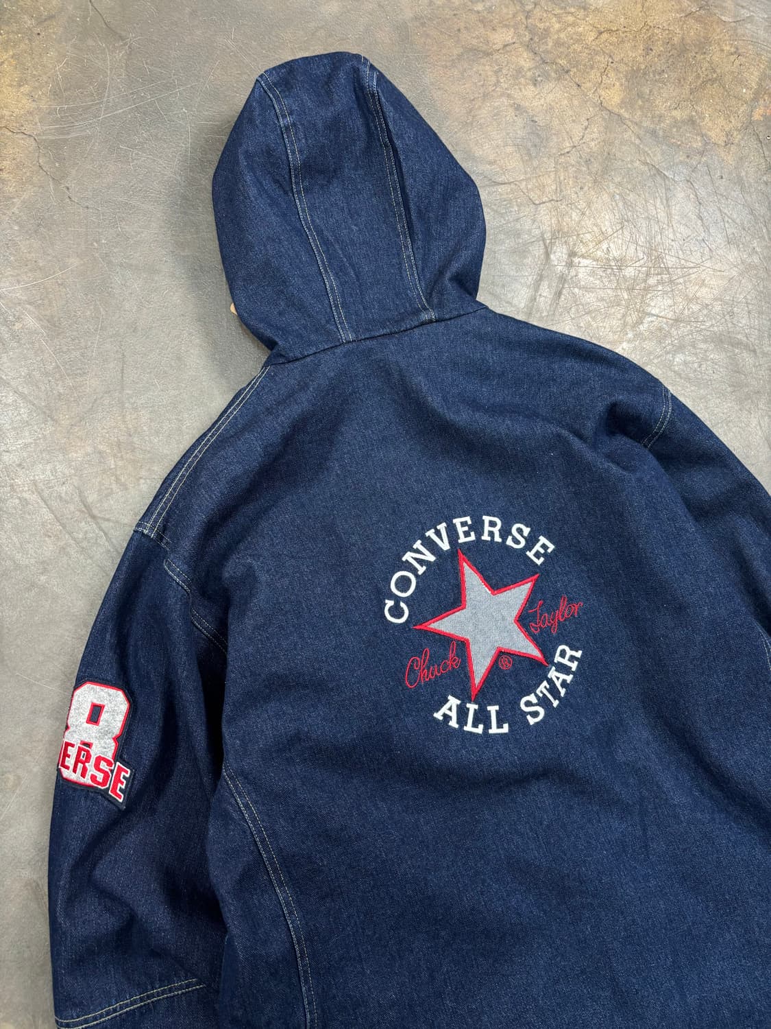 컨버스 올스타 데님 후드 자켓 상품이미지2