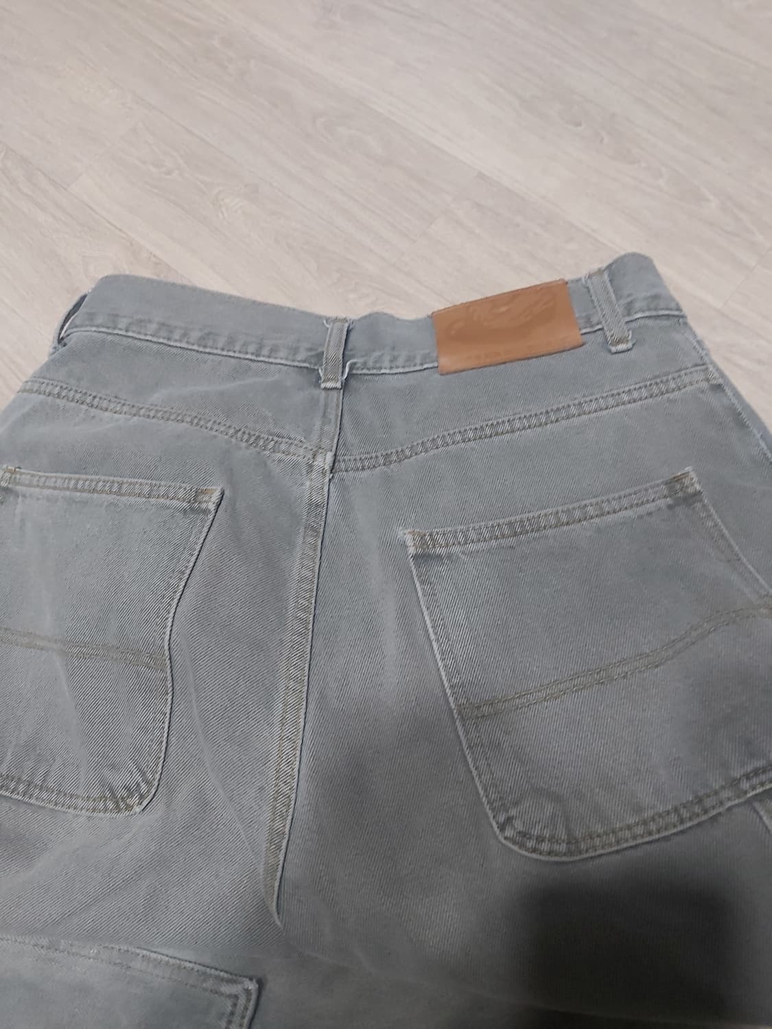 위캔더스 DRAGGY WORK PANTS (OLIVE) 워크팬츠 카팬터 상품이미지4