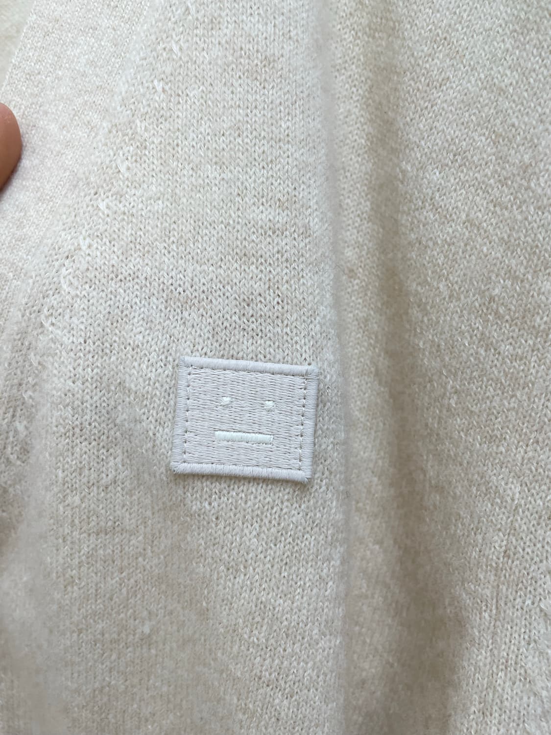 아크네스튜디오 가디건 오트밀 멜란지 M 상품이미지3