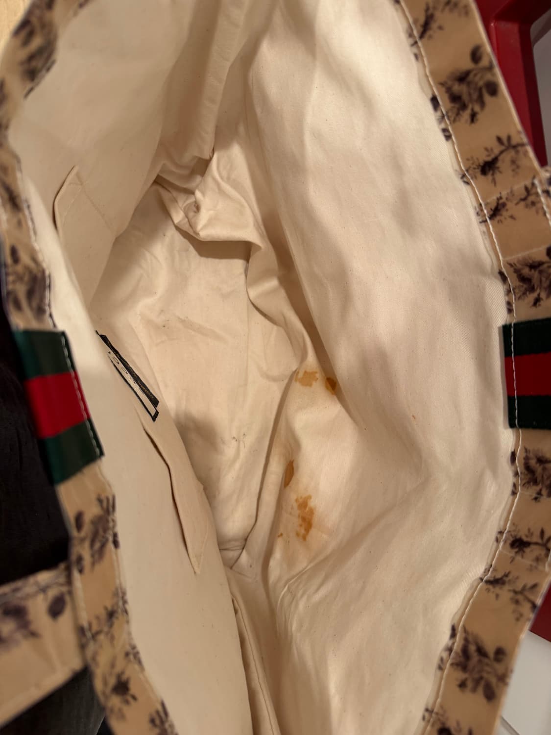 구찌 꼼데 pvc 가방 상품이미지6