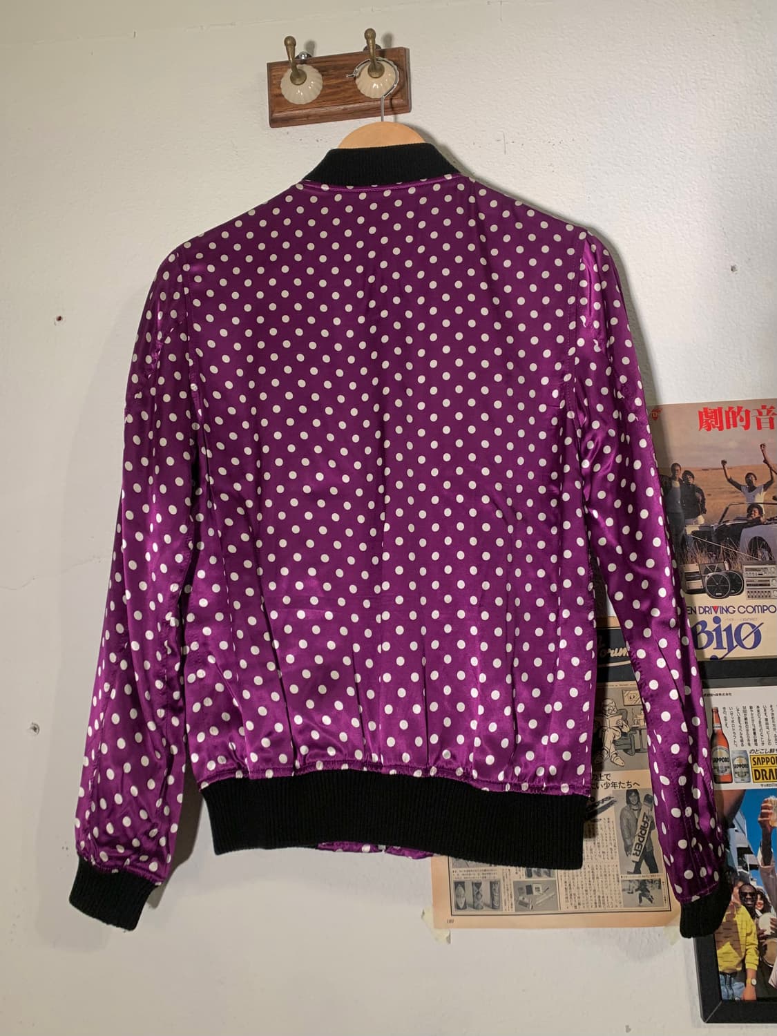 와코마리아 퍼플 폴카 도트 져지 상품이미지6