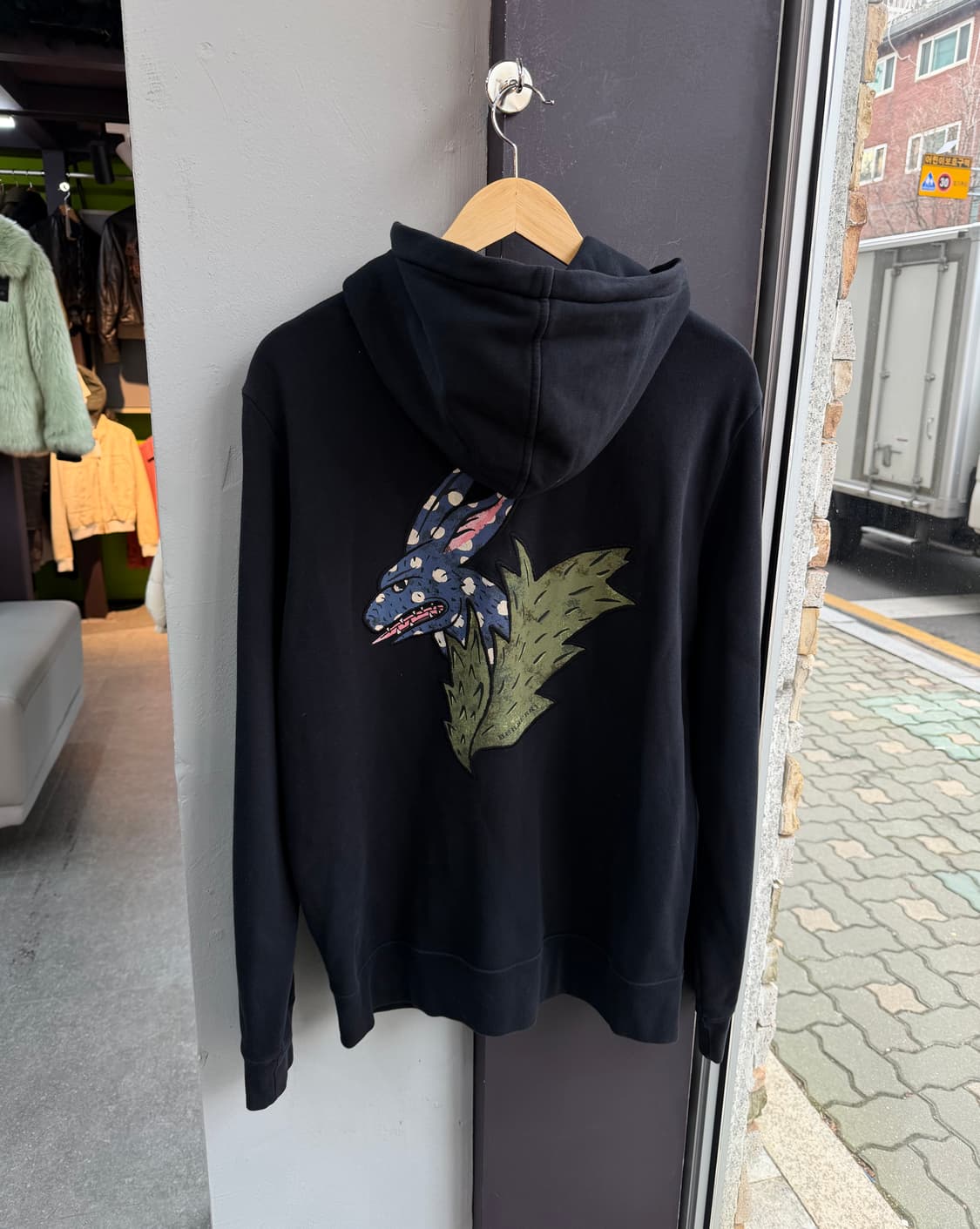 XL/ 버버리 포켓몬 드래곤 자수 후드집업 상품이미지6