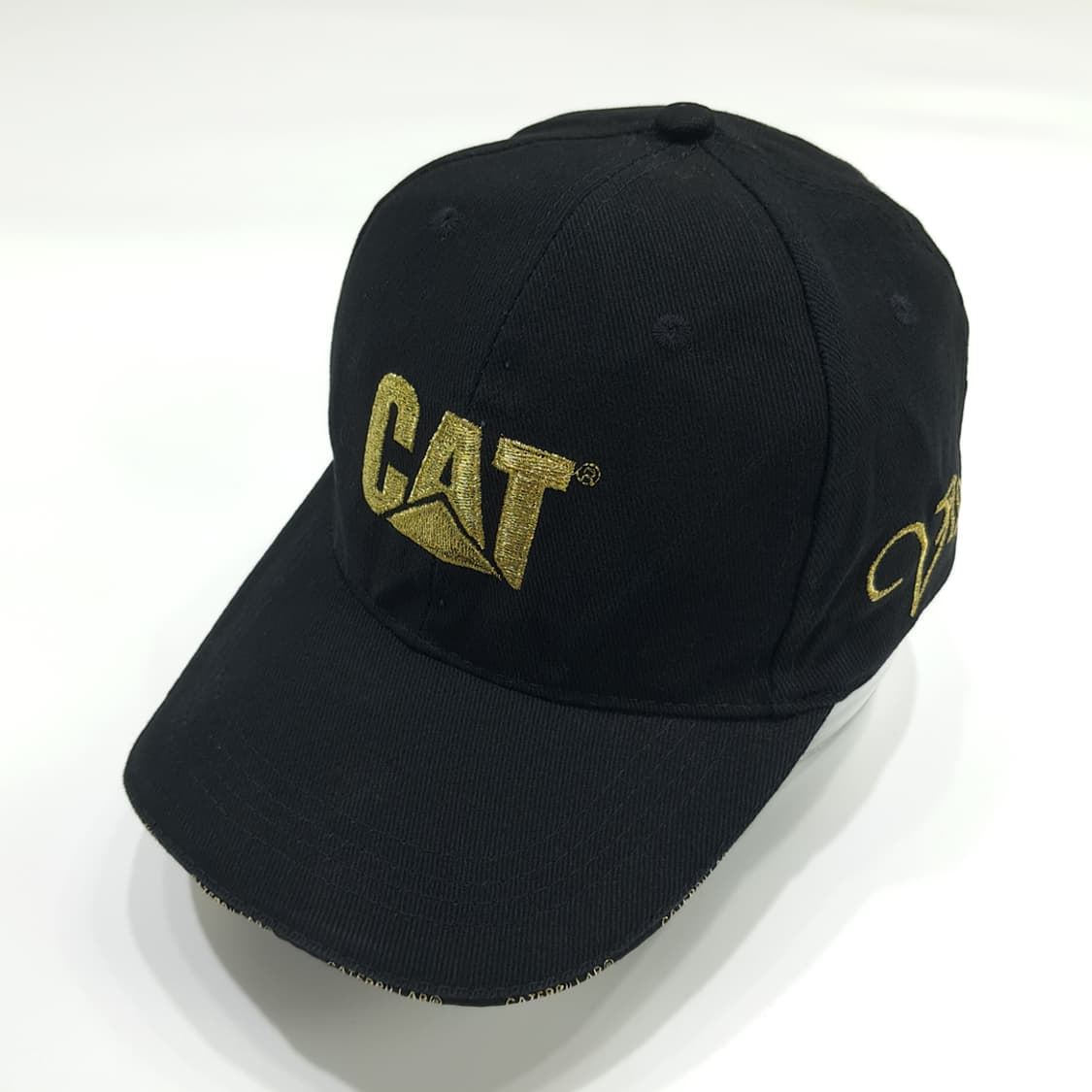 레어 빈티지 CAT VIP Gold 자수 블랙 볼캡 P1340 상품이미지2