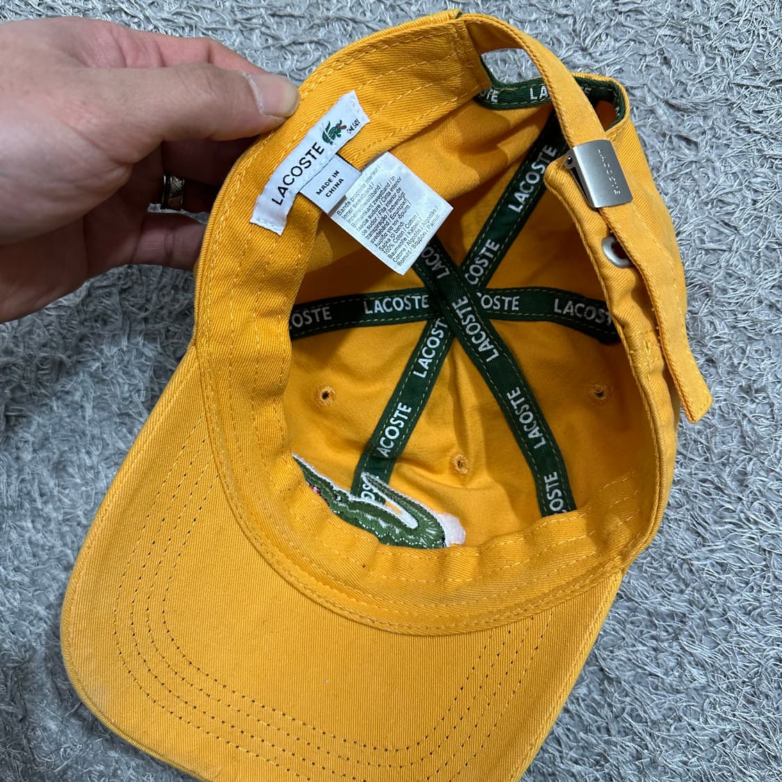 라코스테 빅크롭볼캡 상품이미지4