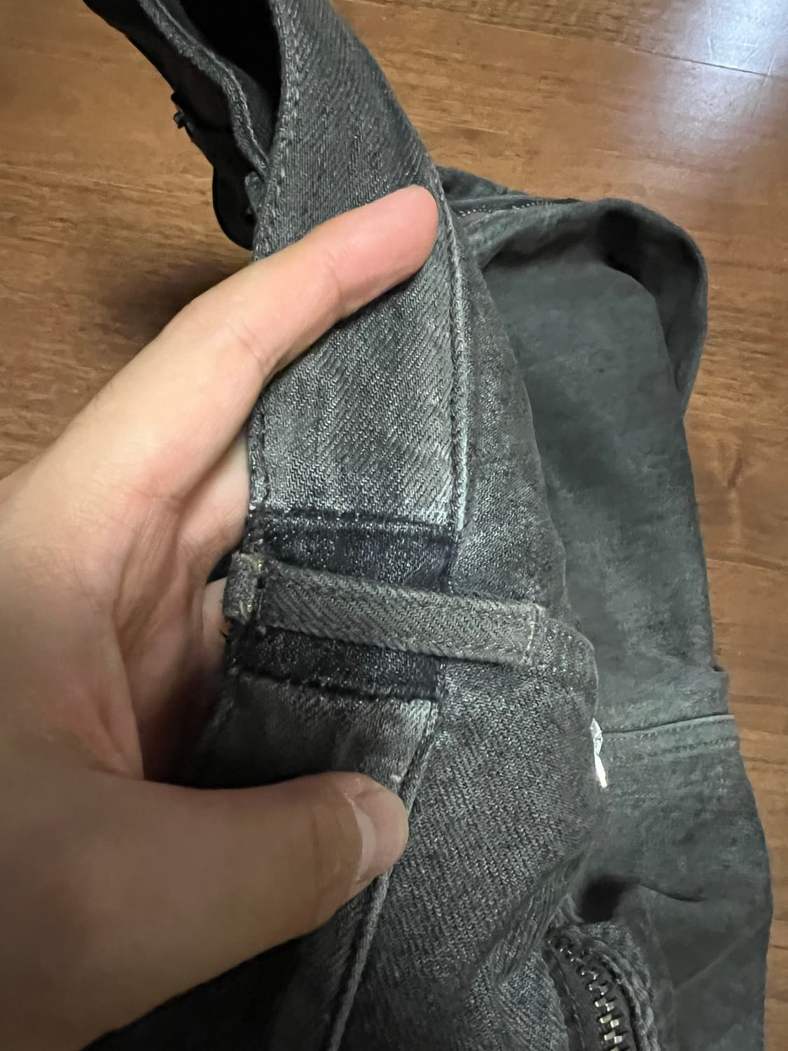 릭오웬스 볼란바나나컷 데님 다크더스트 31사이즈 상품이미지6