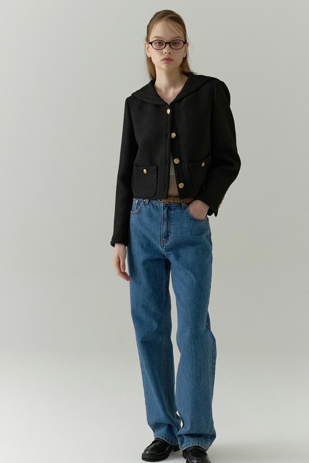 오스트카카 세일러 트위드 자켓 상품이미지1