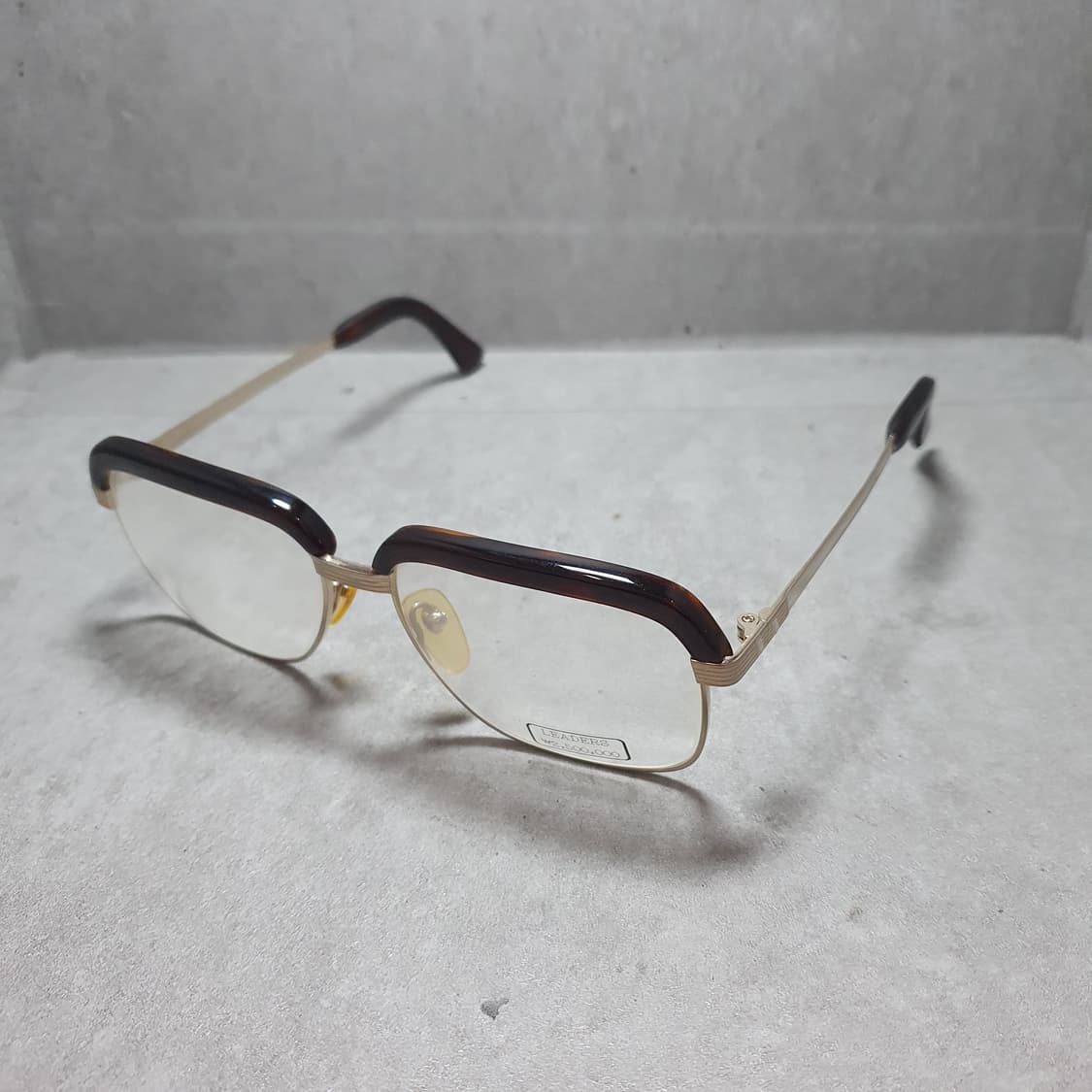 빈티지 귀갑(구갑) 진양철 하금테 안경 상품이미지1
