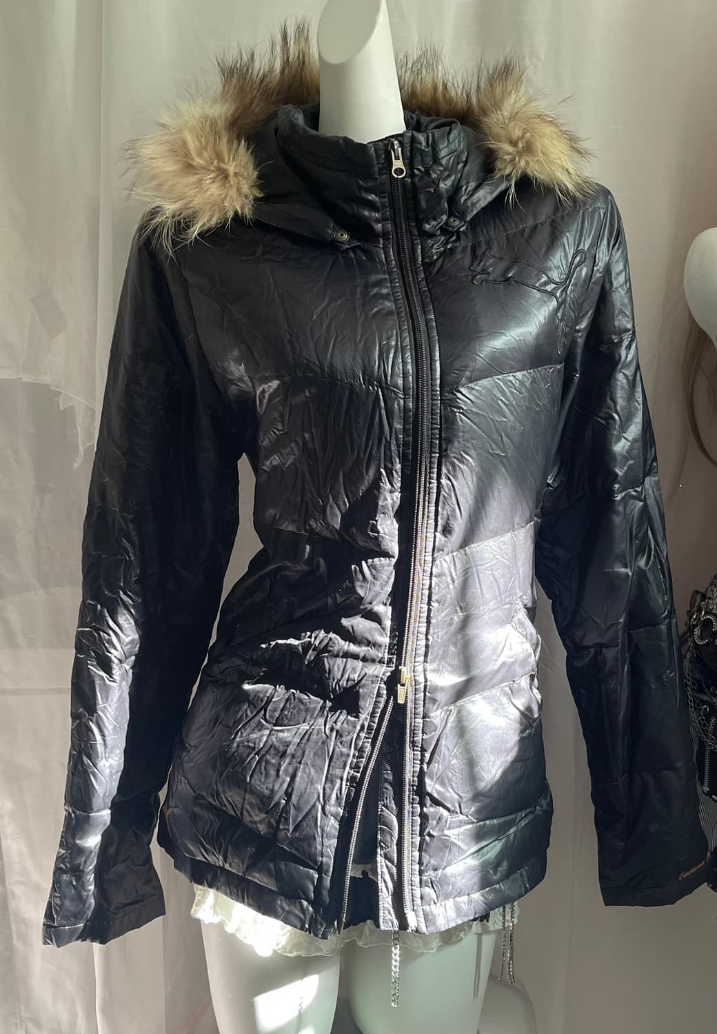 Puma 경량패딩 라쿤퍼 상품이미지2